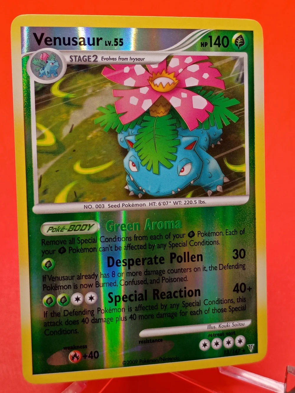 Venusaur 13/147 Platinum Supreme Victors Reverse Holo NM-LP Pokémon TCG